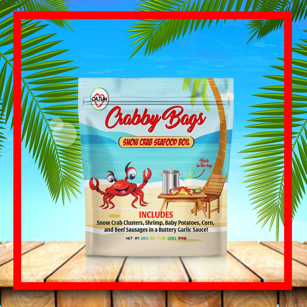 Cajun Snow Crab Boil Crabby Bags - Crabby Bags